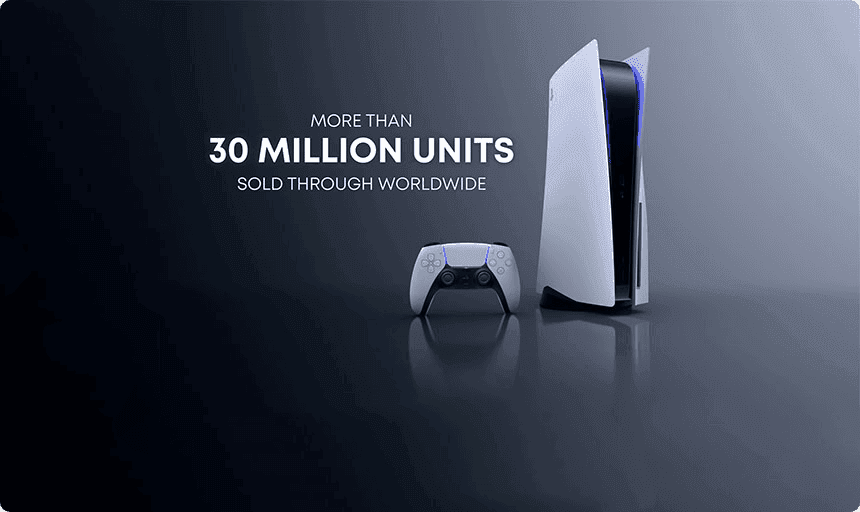 PS5 has sold more than 30 million units worldwide. (PlayStation)